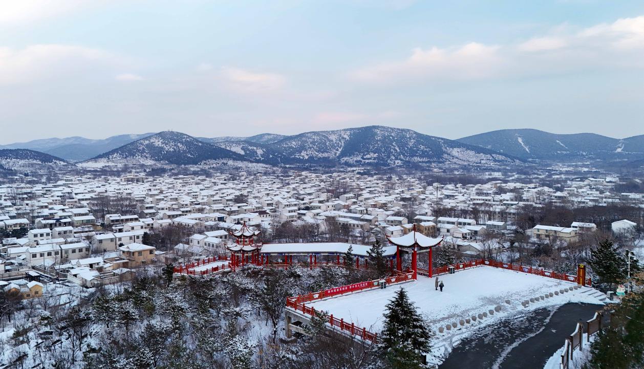 安徽淮北：雪后山村景如画【5】