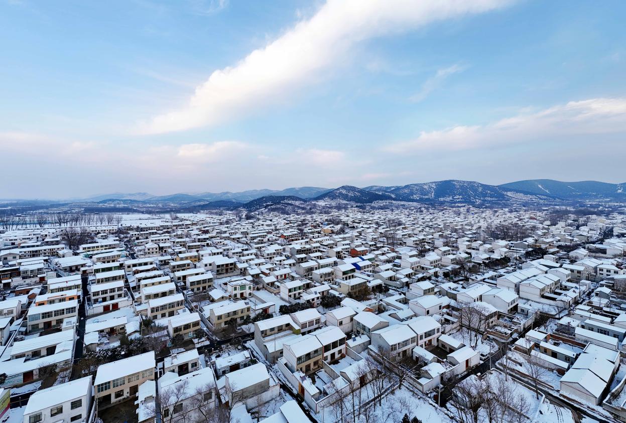 安徽淮北：雪后山村景如画【6】