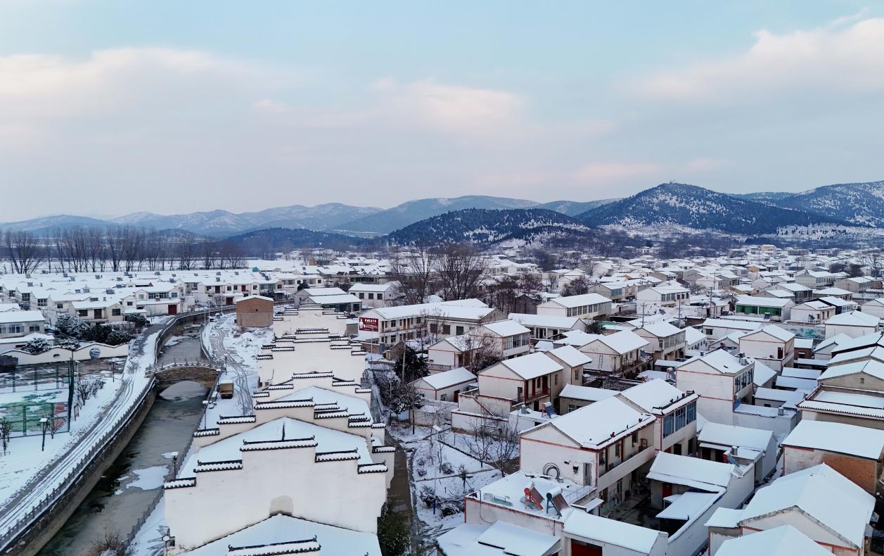 安徽淮北：雪后山村景如画【7】