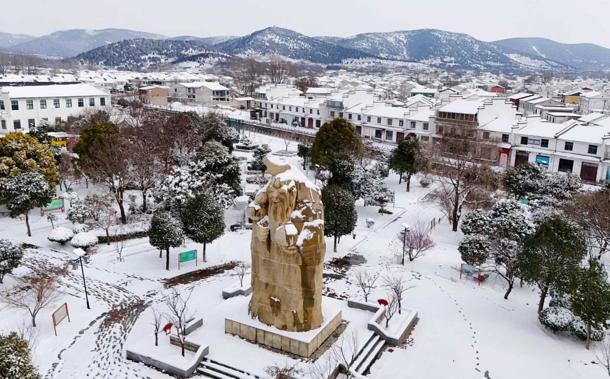 安徽淮北：雪后山村景如画【8】