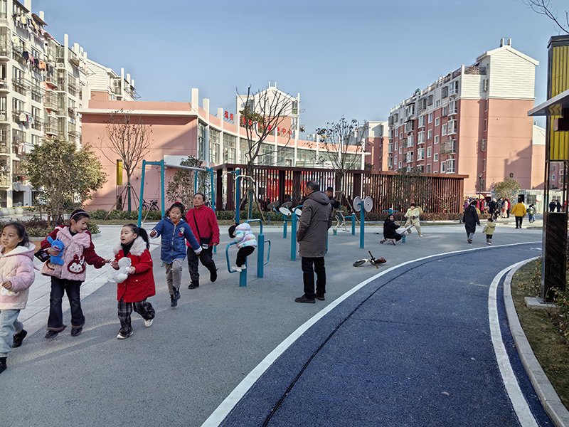城市更新提升居民幸福感。弋江区委宣传部供图