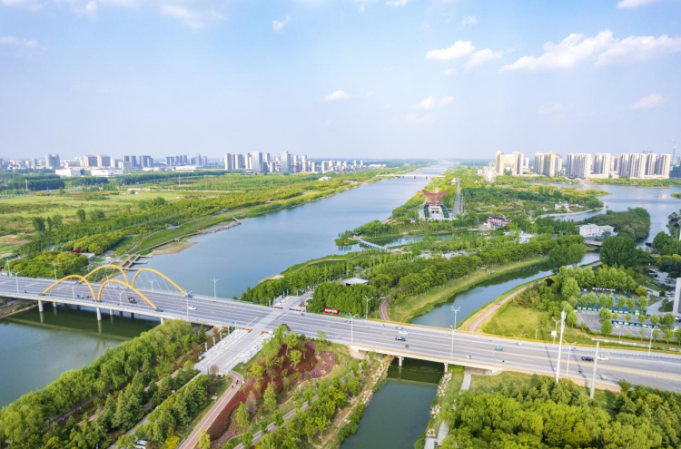 新汴河景区。宿州市委宣传部供图