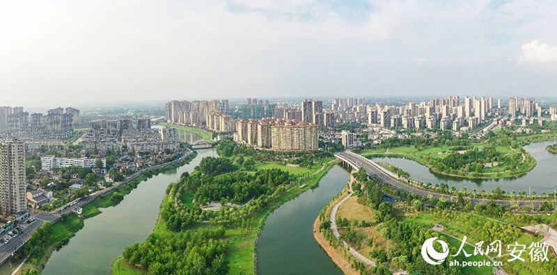 安徽南陵县城一隅。人民网记者 张俊摄