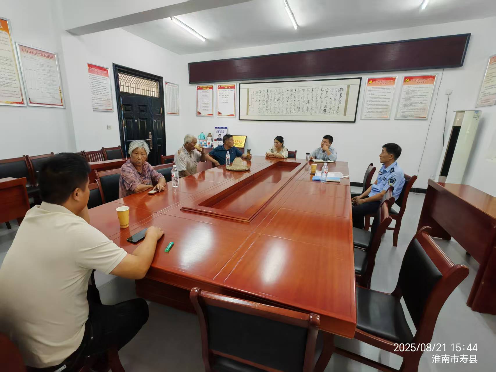 陶店回族乡多方调解工作画面。陶店回族乡供图