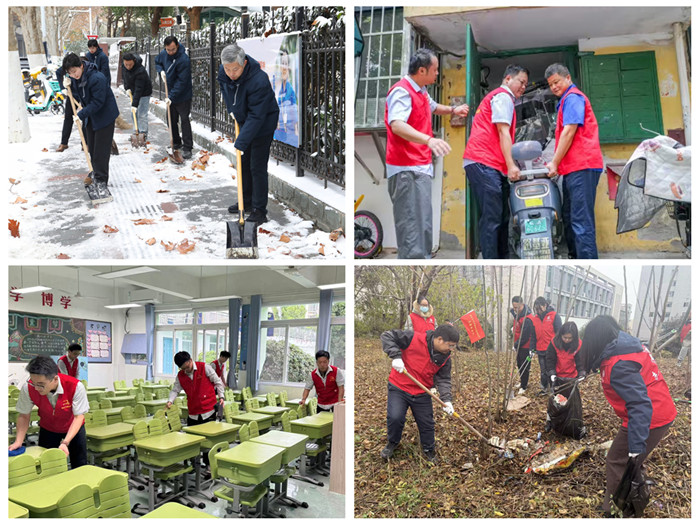 燃气志愿者积极参与城市精细化管理志愿服务。合燃华润燃气供图