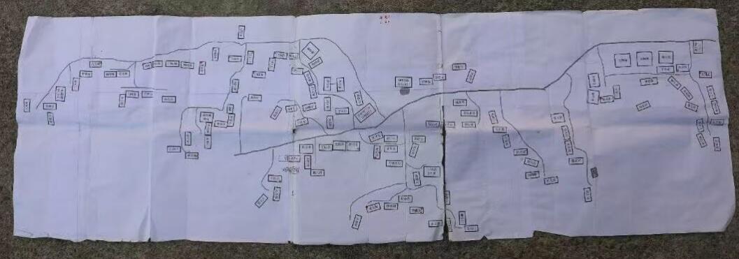 泾县供电小哥手绘“民生导航图”。