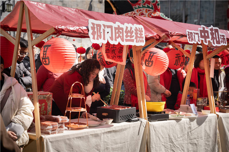 祁门非遗大集现场。胡智华摄