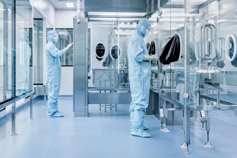 安科生物生产车间。