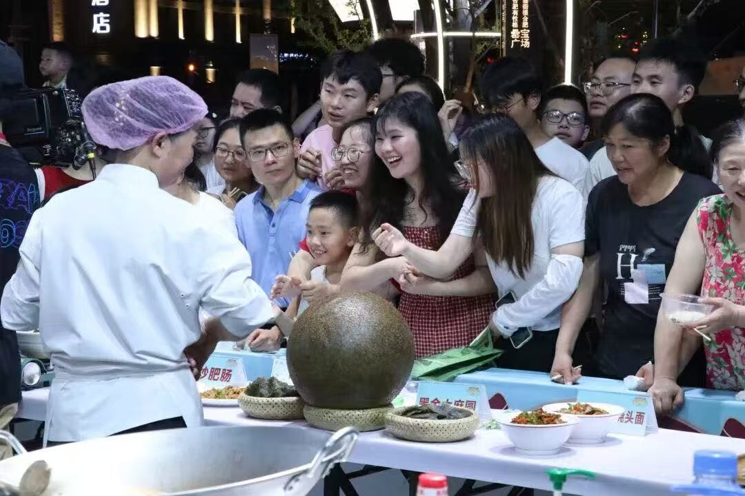 “超级皖”美食争霸赛首场城市选拔赛现场。安徽省文旅厅供图