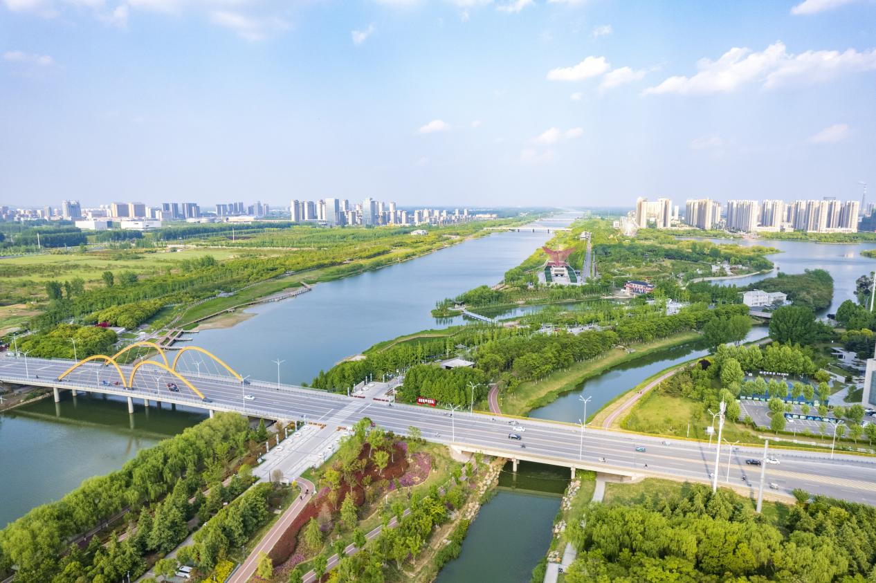 宿州新汴河景区。宿州市委宣传部供图