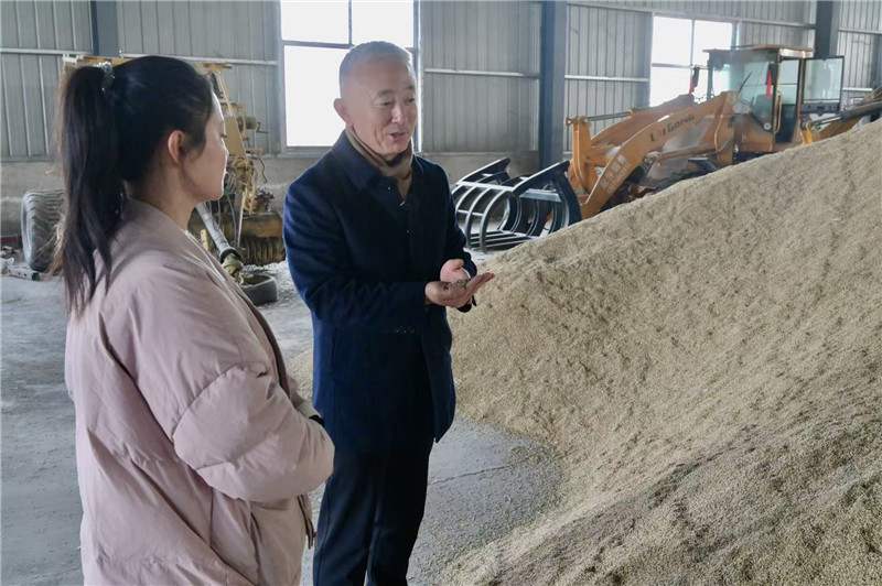 4淮河能源控股集团为穆台村援建烘干房配套粮仓,解决粮食储放难题