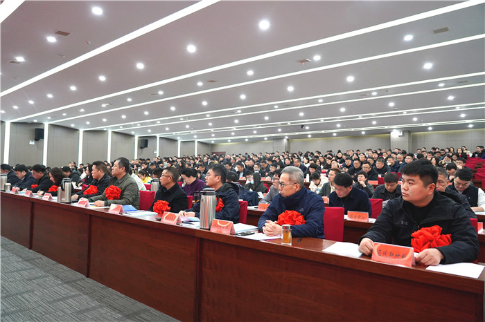 谯城“新春第一会”现场。