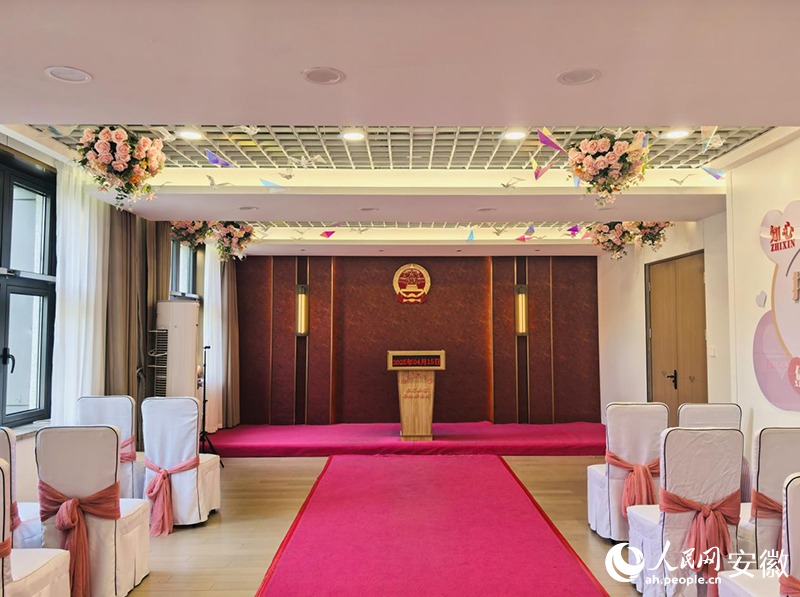 駱崗婚姻登記處。人民網記者 呂歡歡攝