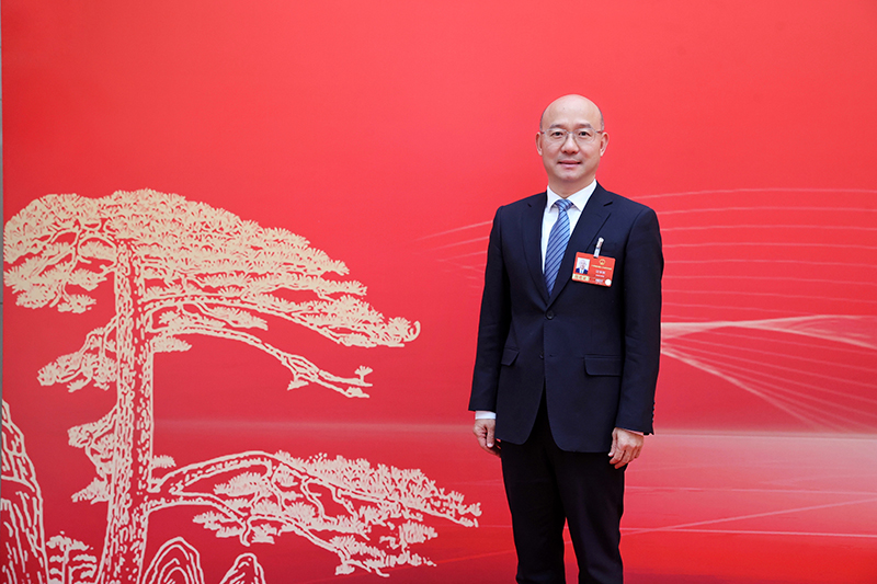 全國人大代表、淮北市委書記汪華東。淮北市委宣傳部供圖