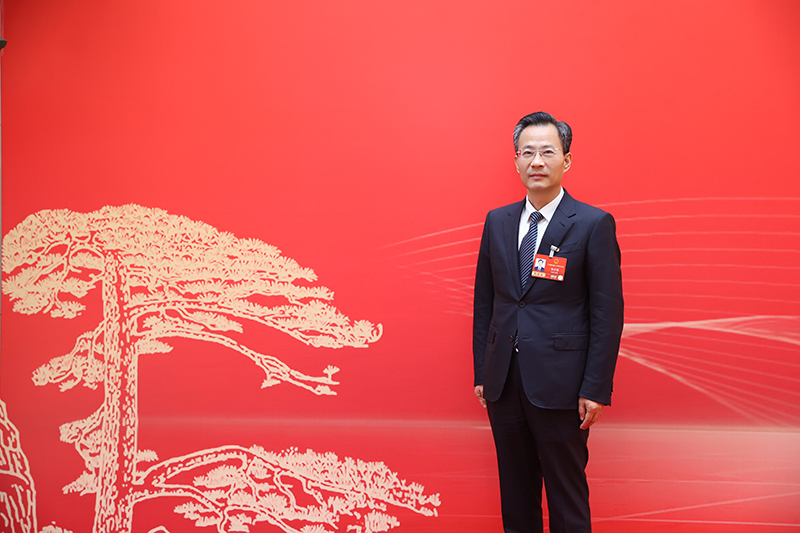 全国人大代表、淮南市市长张志强。淮南市委宣传部供图