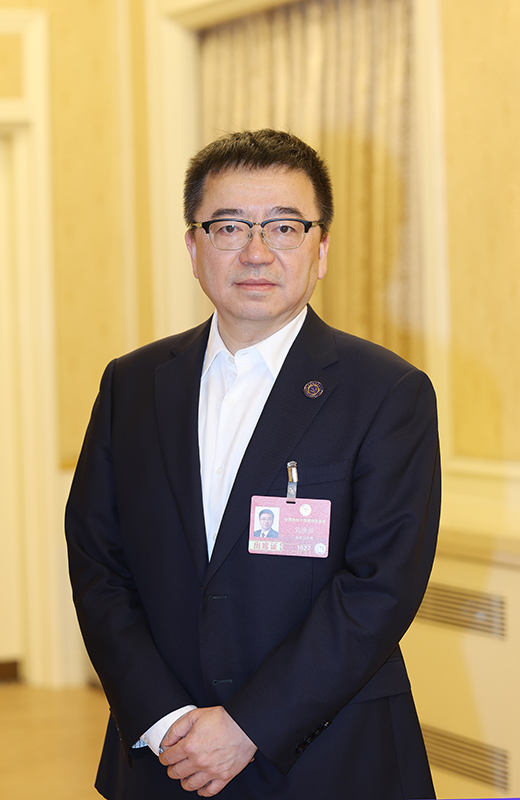 全國政協委員、中國科學技術大學附屬第一醫院（安徽省立醫院）黨委書記劉連新。張錫強攝