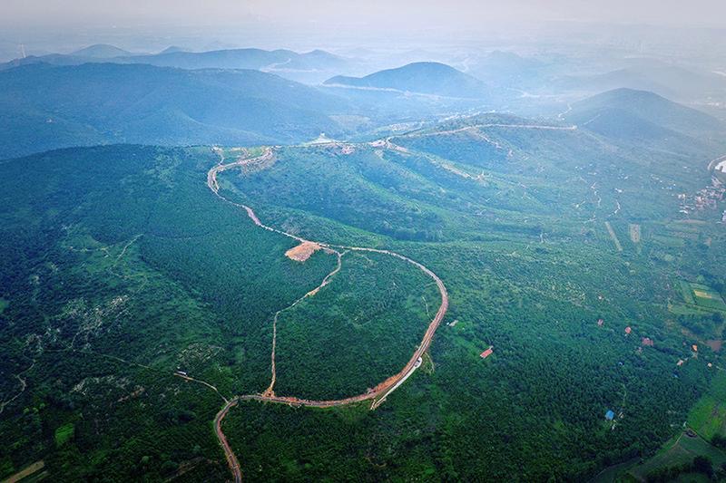“皖北川藏線”航拍圖。烈山區委宣傳部供圖