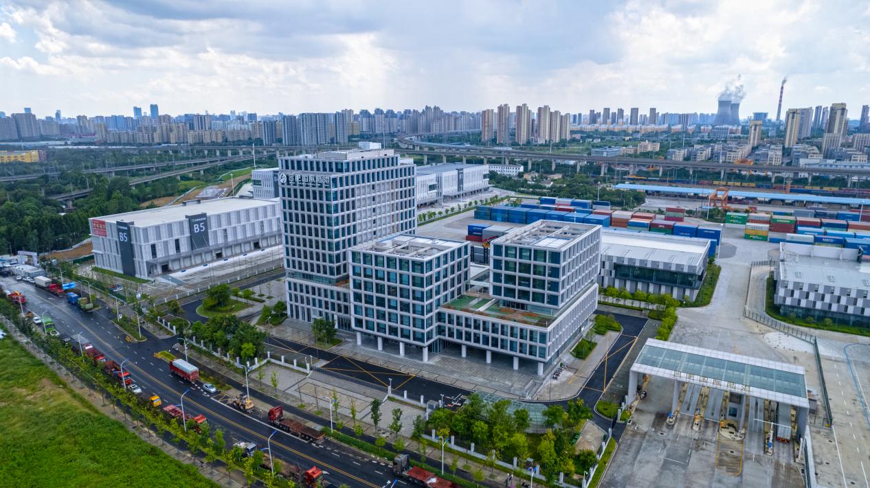 合肥國際陸港。馬二虎攝