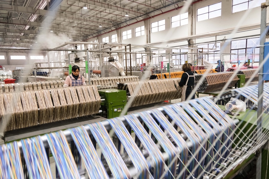 安徽五河：串起印染織鏈條 做強紡織產業集群【3】