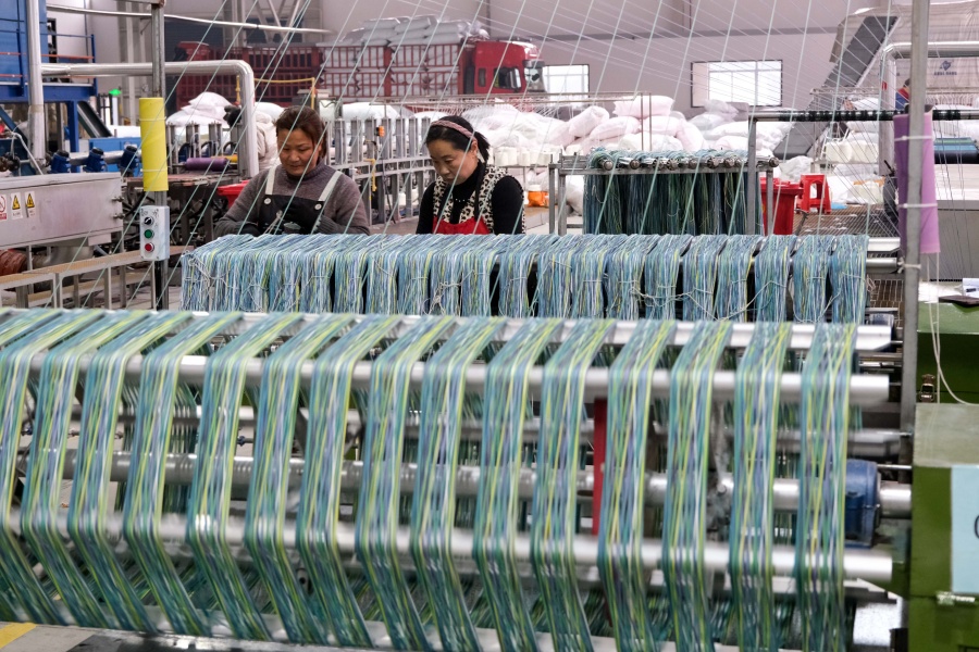 安徽五河：串起印染織鏈條 做強紡織產業集群【4】