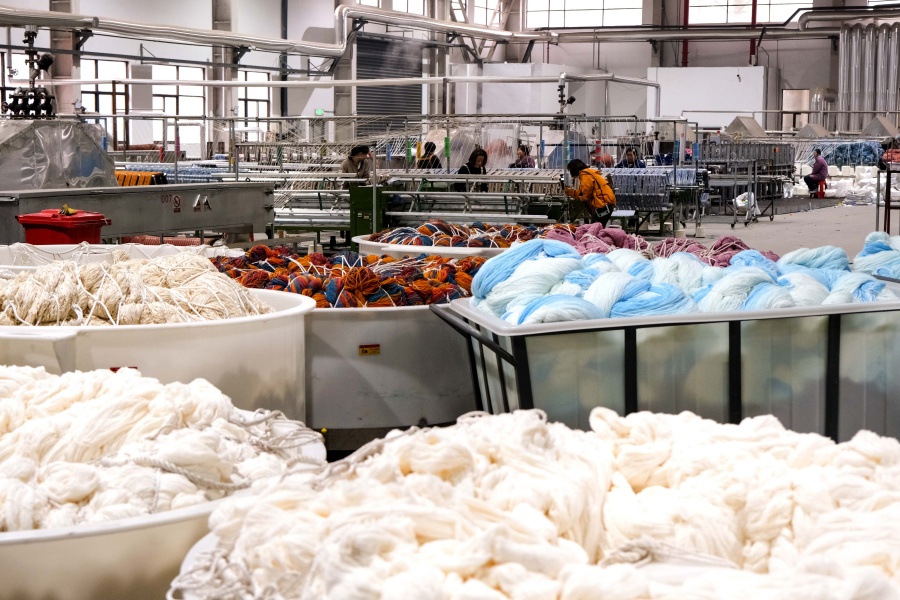 安徽五河：串起印染織鏈條 做強紡織產業集群【5】