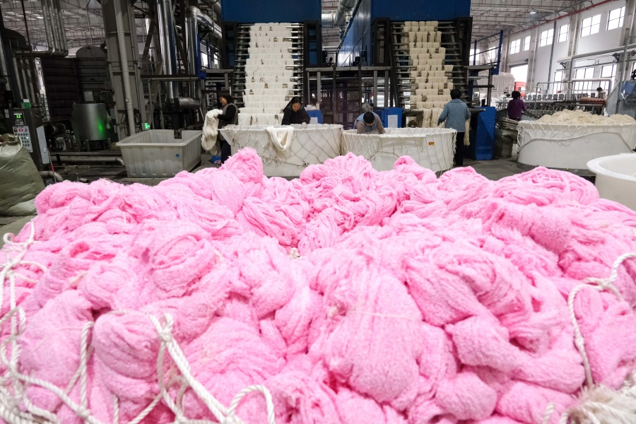 安徽五河：串起印染織鏈條 做強紡織產業集群【6】