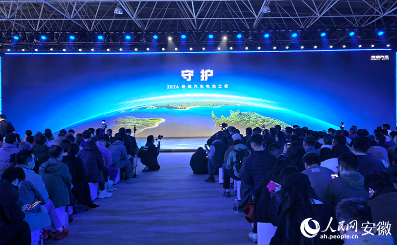 奇瑞汽车电池之夜现场。人民网记者 汪瑞华摄