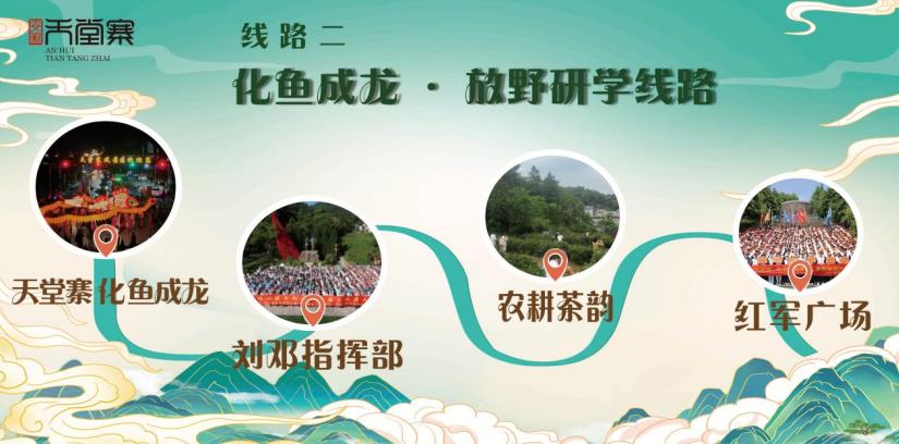 线路二:化鱼成龙・放野研学线路