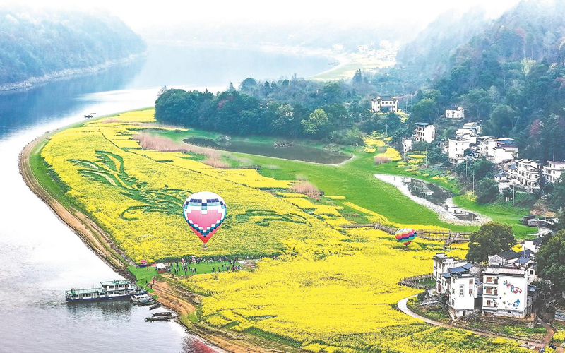 畅游新安江画廊 感受皖南别样春色