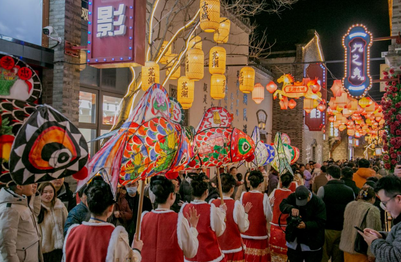 芜湖古城热闹非凡