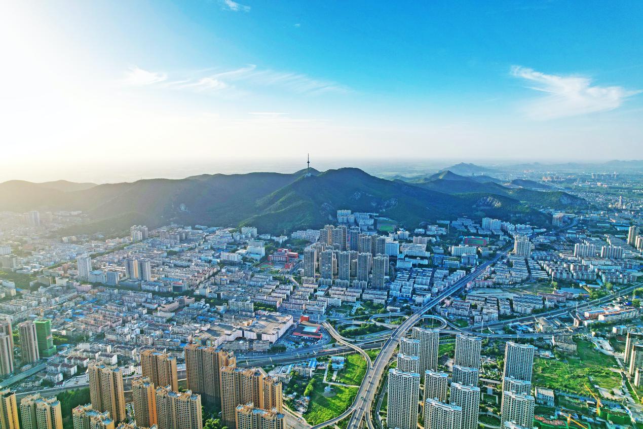 相山区航拍图。淮北市委宣传部供图