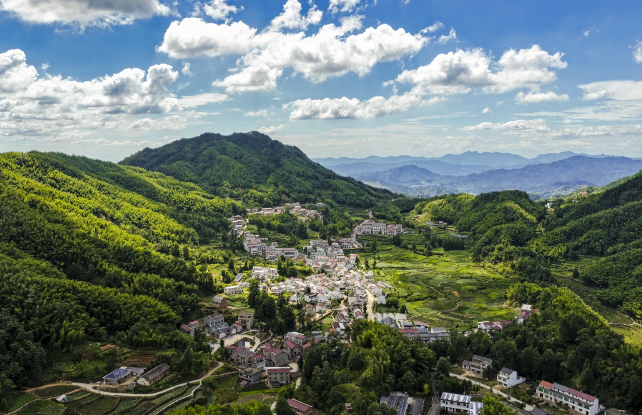 邱山村风景。