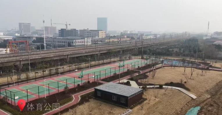 体育公园。刘雪摄