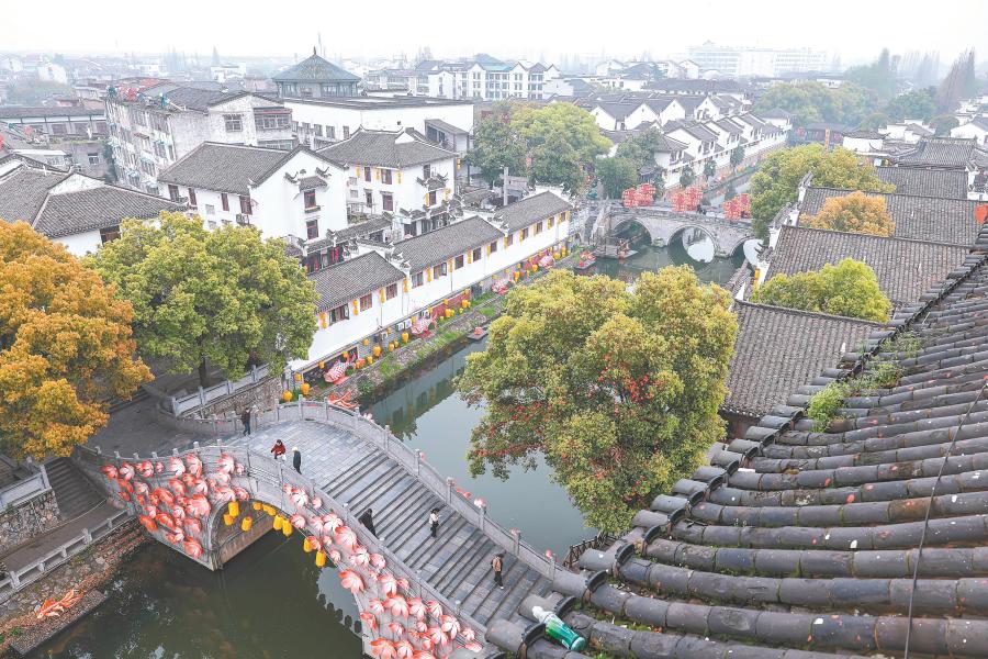 千年水鄉漾春光