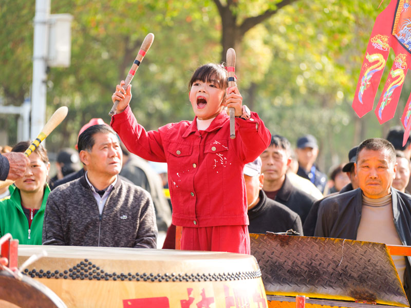 非遗民俗展演。