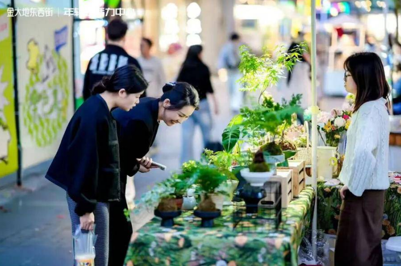 金大地東西街“春日漫趣集”熱鬧非凡。