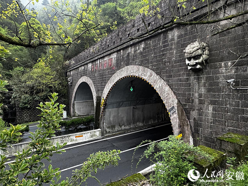 昱岭关隧道。人民网记者 胡雨松摄
