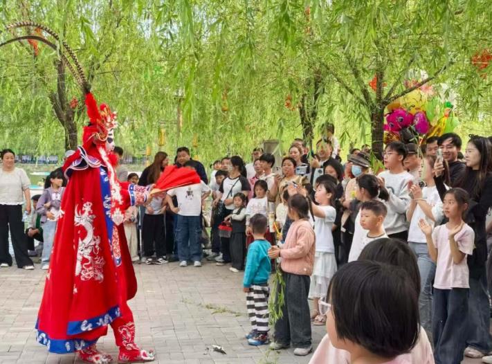 传统民俗表演。蒙城县文旅局供图