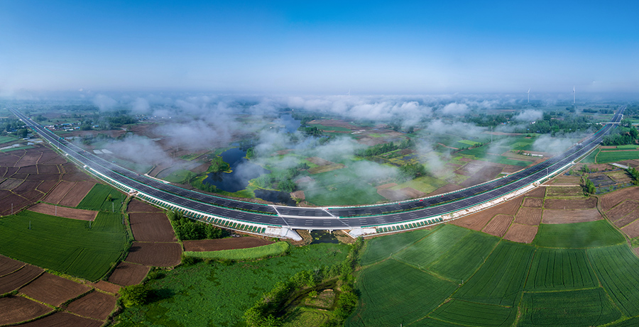 合徐南高速改擴建項目正式建成通車