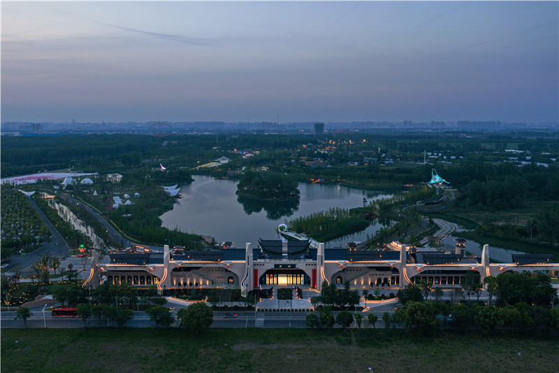 磨滩夜景。受访者供图