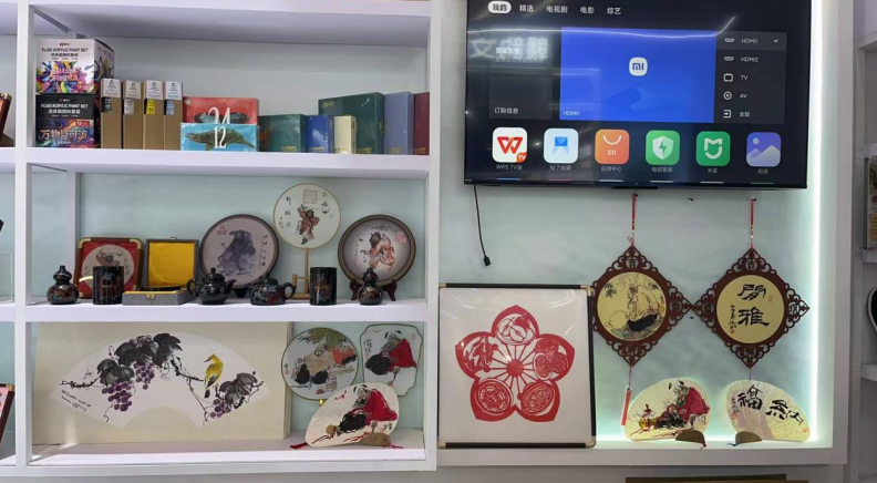 文博會上的蕭縣展櫃