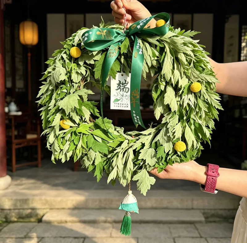 端午艾草制品。