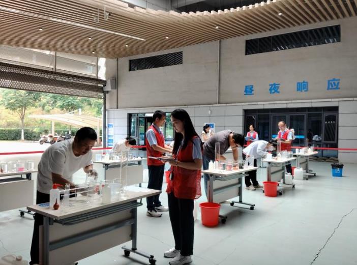 實操考核現場。合肥水務集團供圖