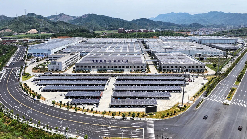 俯瞰中鼎厂区。宁国市委宣传部供图