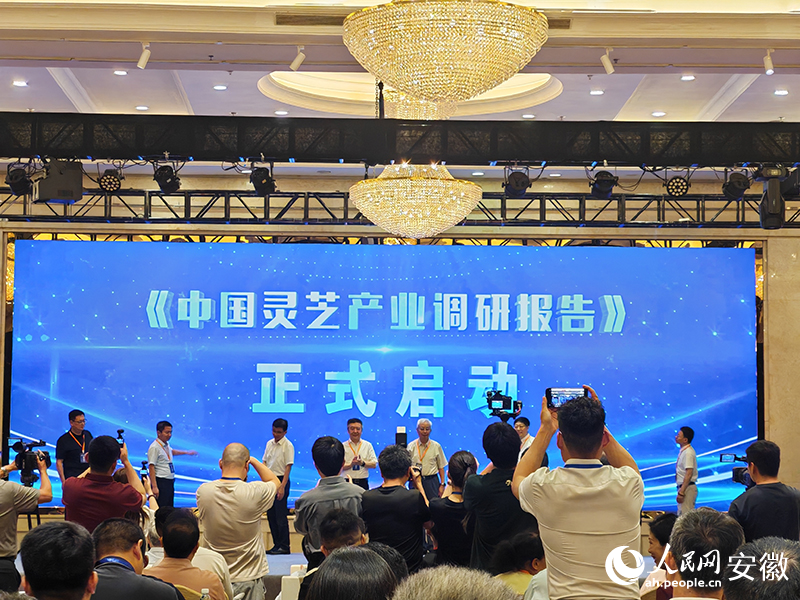 《中国灵芝产业调研报告》正式启动。人民网 丁纪摄