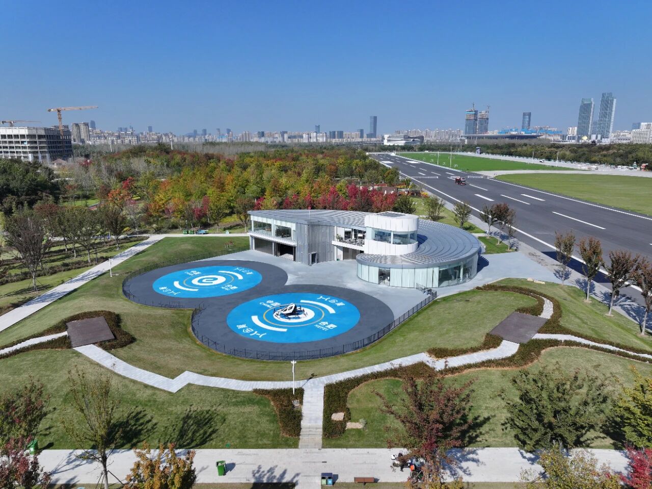 合肥城市空中交通枢纽港（合翼航空供图）