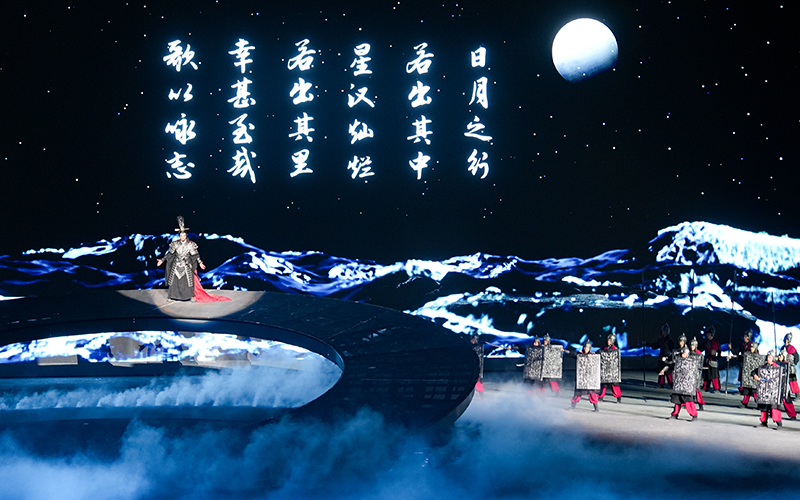 大型實景演出《曹操》在亳州首演