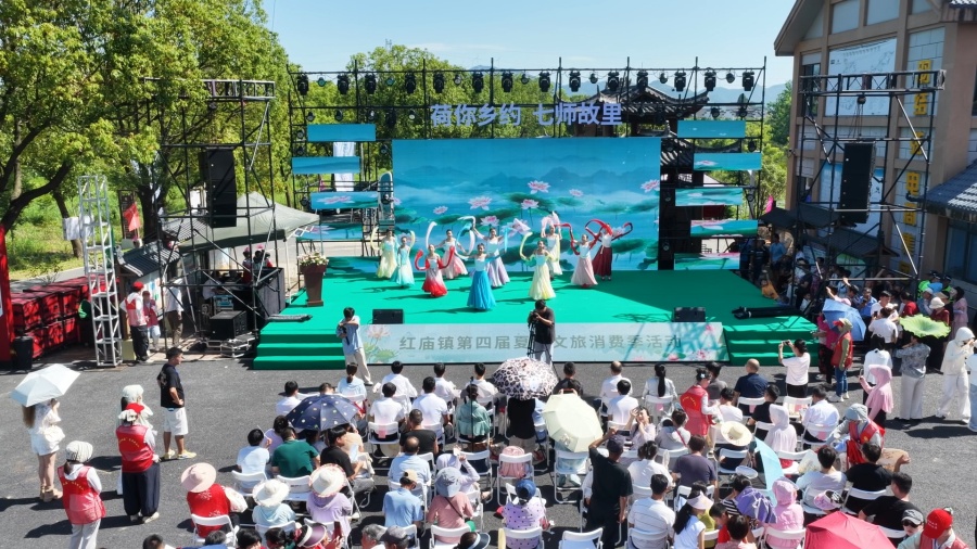 安徽无为：赏荷花 尝荷花宴 红色老区夏日“荷”经济【3】