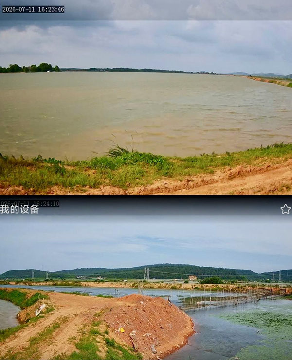 人保财险安徽省分公司科技防台新部署:智慧监控系统首进水产养殖塘口(图2)