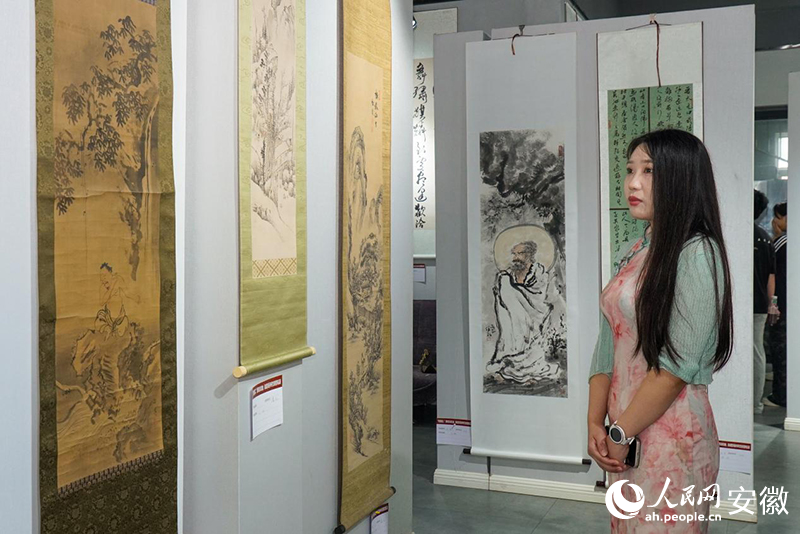 萧县书画。人民网记者 陈若天摄